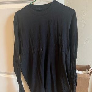 SKIMS Black Long Sleeve Tee